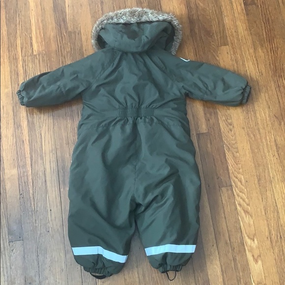 Dark Green H&M winter snow suit for baby - Picture 2 of 5